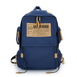 Canvas Backpack Large Capacity Travel Computer Men's Backpack Couple College Style Female High School and College Student Schoolbag