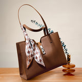 THEMEISLES 2025 popular summer new cowhide tote bag women's leisure commuter bag versatile large-capacity briefcase ins wind armpit bag