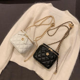 THEMEISLES Private Garden  New Camellia Rhombus Chain Box Small Bag Women's Summer Mini Shoulder Messenger Bag