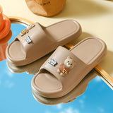 THEMEISLES Women's Summer Eva Slip-on Slippers Home Couple Slippers Non-Slip Indoor Bathroom Bath Sandals Men's Wholesale