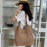 THEMEISLES Factory Sales Hand-Woven Bag Handbag Artistic Retro Beach Vacation Bag Fashion Women's Bag