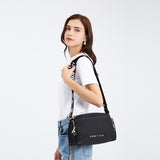 THEMEISLES Factory Spanish Foreign Trade Tail Goods SATINE Single Shoulder Bag Simple Fashion Street Fashion All-Match Women's Cross-Body Bag