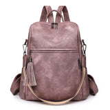 2025 Classic popular women's backpack New new retro casual backpack multi-functional large-capacity shoulder messenger bag