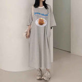 2025 THEMEISLES Manufacturer T-shirt skirt women's popular new summer explosion casual dress pure cotton Korean loose and thin letter short sleeves