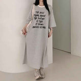 2025 THEMEISLES Manufacturer T-shirt skirt women's popular new summer explosion casual dress pure cotton Korean loose and thin letter short sleeves