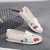 themeisles Spring New Old Beijing Cloth Shoes Women's Soft Bottom Lazybones' Shoes Canvas Foreign Trade Shoes Comfortable Fisherman Shoes Korean Style Versatile