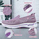 themeisles Mother's Shoes  Summer New Mesh Shoes Women's Old Beijing Cloth Shoes Middle-Aged and Elderly Walking Shoes Women's Leisure Thin Shoes