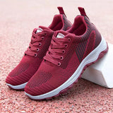 New Spring and Autumn Flying Woven Men's and Women's Couple Sneakers Fashionable All-Match Running Shoes Mesh Breathable Casual Walking Shoes