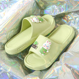 THEMEISLES Women's Summer Eva Slip-on Slippers Home Couple Slippers Non-Slip Indoor Bathroom Bath Sandals Men's Wholesale