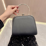 THEMEISLES 2025 New New Popular trade diamond-encrusted clutch bag, women's handbag, celebrity banquet handbag, one shoulder oblique span dinner bag