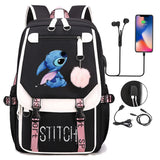 University Style Large Capacity USB Bag for Charging Schoolbags for Boys and Girls Backpack Backpack Steffen Computer Bag