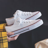 themeisles Wholesale  Spring and Autumn Classic Canvas Shoes Women's Shoes Students Korean Style White Shoes Couple Men's Shoes Casual Board Shoes