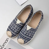 themeisles Spring New Old Beijing Cloth Shoes Women's Soft Bottom Lazybones' Shoes Canvas Foreign Trade Shoes Comfortable Fisherman Shoes Korean Style Versatile