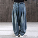 Loose plus Size Harem Jeans Women's New Spring New Plump Girls Baggy Pants All-Matching Casual Bloomers Fashion Style