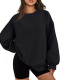 THEMEISLES Europe, America New  women's oversized sports crew neck pullover sweater casual and comfortable autumn fashion bathroom clothes