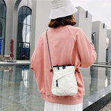 THEMEISLES Workwear Small Square Bag Men's and Women's 2021 New Trendy Korean Style Mobile Phone for Students Japanese Ins Fresh Crossbody Canvas Bag