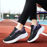 Women's Shoes  New Outdoor Breathable Sneaker Trendy Fashionable Casual Shoes Lightweight Breathable Mesh Surface Shoes Women's Shoes