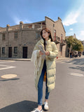 Down jacket women's medium and long white goose down Korean version fashion women's winter coat 22276062