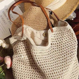 THEMEISLES Factory Sales Hand-Woven Bag Handbag Artistic Retro Beach Vacation Bag Fashion Women's Bag