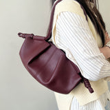 Shoulder bag  new pleated women's bag high-end Korean version fashion cloud bag women's texture commuter messenger bag