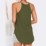 themeisles Women Tank And Camis Ladies Halter Neck Top Summer Sexy O Neck Sleeveless Tops Vest Female OL T-shirts Women Pulovers