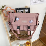 themeisles  New Student Fashion Bag Women Nylon Bag Crossbody Bags For Women Multipockets Messenger Bag Book Bags School Bags Shoulder Bag