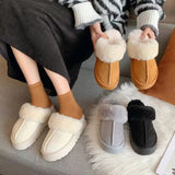 themeisles Snow Boots Slippers Women Soft Women Shoes Waterproof Boots Ladies New Ankle Boots Flat  Winter Shoes Women