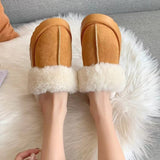 themeisles Snow Boots Slippers Women Soft Women Shoes Waterproof Boots Ladies New Ankle Boots Flat  Winter Shoes Women