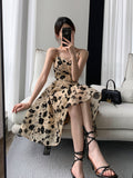 themeisles Women Fashion Spaghetti Strap Prom Mini Dress Suit Elegant Sleeveless Slim Vestdios Female Bodycon Evening Party Clothes Summer