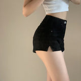 themeisles Leisure, Lazy, Popular Temperament, Fashion Trend, New Summer Hong Kong Style Jeans, Shorts, And Handsome Women