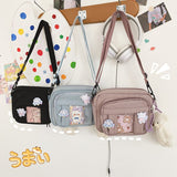 themeisles  Japanese Kawaii Crossbody Bags For Women Purses and Handbags Transparent Pocket Itabag Small JK Bag Bolsa Feminina Shoulder Bag