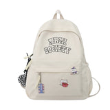 Back to school  Fashion Simple Letter Women Backpack Girl Boy Laptop Rucksack Student Lovers School Bag Femal Shoulder Travel Mochila