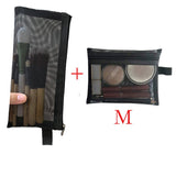 themeisles  Mini Mesh Cosmetic Bag Women Portable Lipstick Bag Makeup Bag One Set Makeup Pouch Toiletry Bag Necessarie Feminina Kosmetyczka