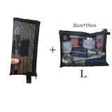 themeisles  Mini Mesh Cosmetic Bag Women Portable Lipstick Bag Makeup Bag One Set Makeup Pouch Toiletry Bag Necessarie Feminina Kosmetyczka