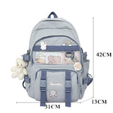 BACK TO SCHOOL    Fashion Lovers Rucksack Women Backpack Kawaii Bookbag for Teenage Schoolbag Laptop Mochila Female Travel Shoulder Bag