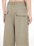 themeisles Genuine Spring And Autumn Jeans Fashionable, Relaxed, Loose, Slim, Versatile Wide Leg Pants For Women's Jeans