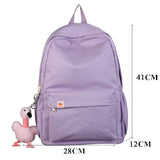 Back to school  Kawaii Teens Bookbag Bag for Girl Fashion Schoolbag Cute Canvas Backpack Women Travel Shoulder Mochila Laptop Rucksack