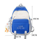 BACK TO COLLEGE  Fashion High-capacity Women Travel Mochila Student Bookbag Laptop Rucksack High School Girls Schoolbag Nylon Backpack