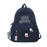 Back to school  Fashion Simple Letter Women Backpack Girl Boy Laptop Rucksack Student Lovers School Bag Femal Shoulder Travel Mochila