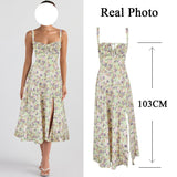 themeisles A Line Floral Printing Dress Midi Sexy Dress Prom Club Night Dresses Summer Bodycon Women Party Dress Dress Elegant