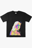 themeisles Aespacore Aesthetic T-Shirt Succubus Girl