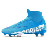 Soccer Shoes Men Tf/Fg High/Low Ankle Football Boots Male Outdoor Non-Slip Grass Mticolor Training Match Sneakers Eur35-45 240607 Drop Dhvq1