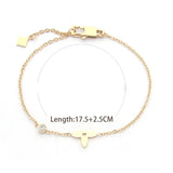 small flower bracelet designer for women non tarnish stainless steel 18k gold plated charm bracelet luxe fashion fine jewelry woman girl birthday gift daily outfit