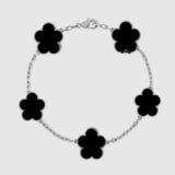 Four leaf clover bracelet charm bracelet designer bracelets fine jewelry mother of pearl bijoux de luxe lady moissanite bracelet designer for women black white dd01