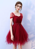 themeisles Lovely Tulle Short Party Dresses, Cute Mini Dresses, Tulle Short Women Dresses for Sale