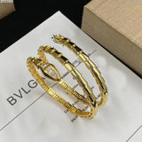 Gold Bangle Bracelets for Women Designer Jewelry Adjustable Snake Bracelets Diamond Cuff Moissanite Jewelry Gift for Men and Women