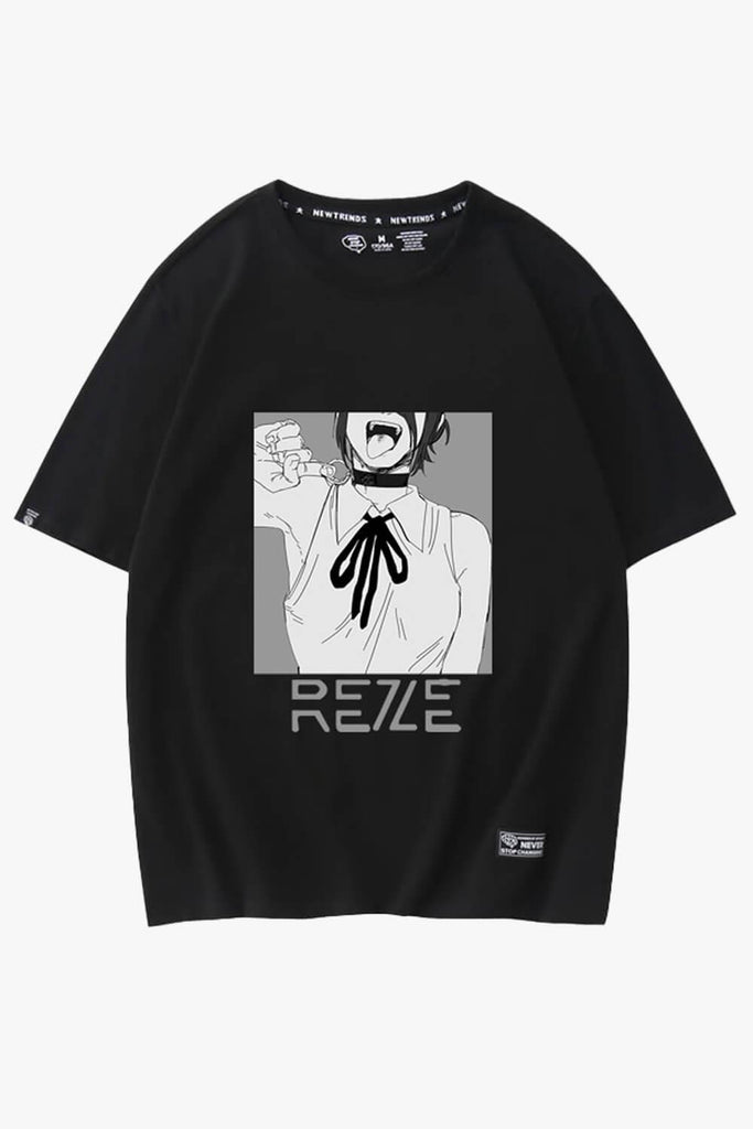 Chainsaw Man Choker Reze Aesthetic T-Shirt – Themeisles