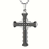 Fashion Simple Cross Pendant Necklace For Men And Women