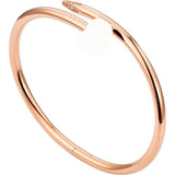 Love Gold Bracelet nail bracelet Designer Bangles for Women Mens Stainless Steel Alloy Armband18K Plated Gold Silver Rose Jewelry Diamond Bracelets