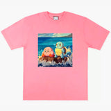 themeisles Kirby and Squirtle T-Shirt Anime Meme Aesthetic